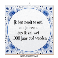 Humor Wijsheid Sticker by Tegelspreuken.nl