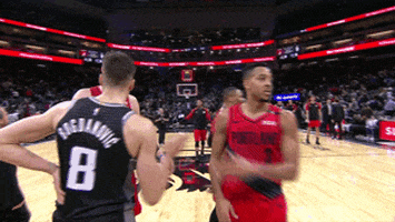 trail blazers friends GIF by NBA