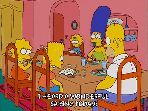 homer simpson eating GIF