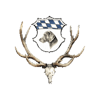 forsteibenstein jagen weimaraner rothirsch forst eibenstein Sticker