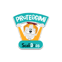 Dog Protect Sticker by Scalidogs