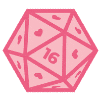Dice D16 Sticker