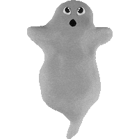 Ghost What Sticker by kind kine