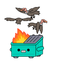This Is Fine My Life Sticker by 100% Soft