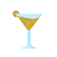 Drink Gold Sticker