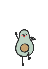 Avobrothers jumping avocado avobrothers avo lover Sticker