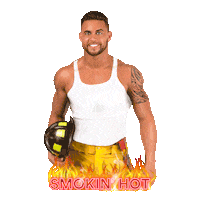 the bachelor fire Sticker by Chippendales