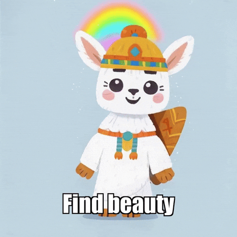 Beauty Rainbow GIF by Llamaozi
