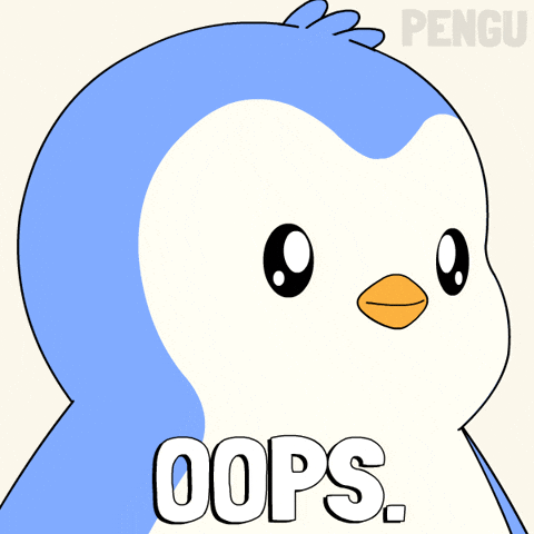 Oh Oh Oops GIF by Pudgy Penguins