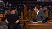 fallontonight excited wave mom jimmy fallon GIF
