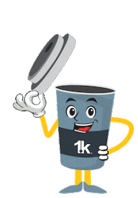 Morning Cafe Sticker by 1kcoffee