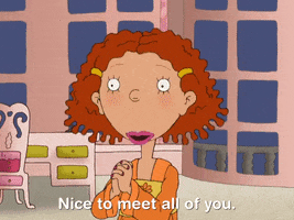 nice to meet you as told by ginger GIF