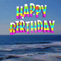 Happy Birthday Sea GIF by Yevbel