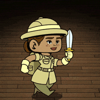 Stabbing Great Big Beautiful Tomorrow GIF by The Mystery Society