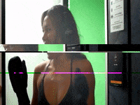 PoweredByCryobuilt happy green cold headphones GIF