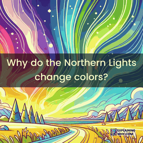 Northern Lights Color GIF by ExplainingWhy.com