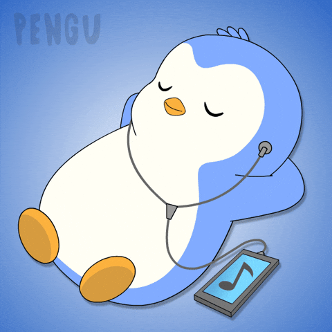 Penguin Listen GIF by Pudgy Penguins