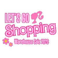 Barbie Movie Shopping Sticker by Adeline Clothing
