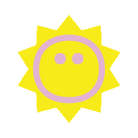 Happy Sun Sticker by Indeed Brewing Company