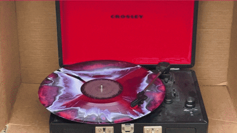 rundmcc vinyl record turntable record player GIF