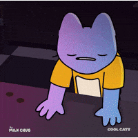 Blue Cat Singing GIF by Cool Cats