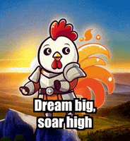 Dream Big Soar High GIF by Zorooster