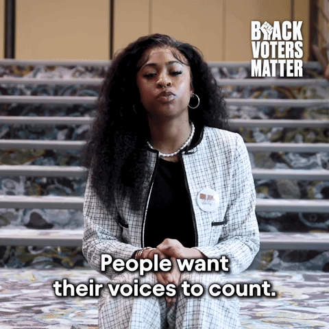 People Want Their Voices To Count