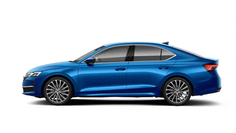 Octavia Race Blue GIF by Škoda Global
