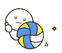Volleyball Ok Sticker