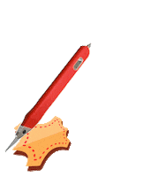 Knife Cut Sticker by Tan Company