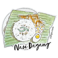 zafigo malaysia malay terengganu malaysianfood Sticker