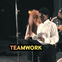 Miribenari team lets go together teamwork GIF