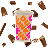 dunkin chocolate candy donuts dunkin Sticker