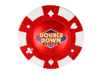 DoubleDownCasino diamond casino slots poker chip Sticker