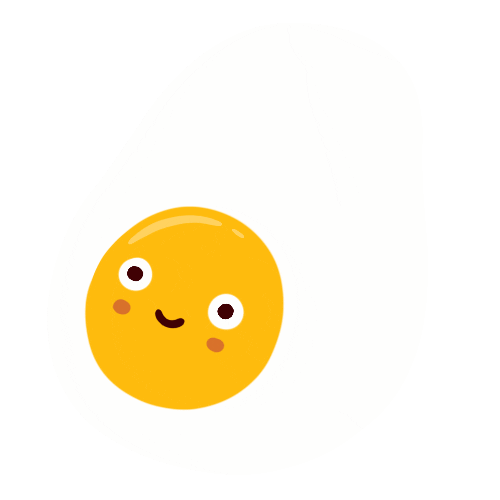 Sunny Side Egg Sticker by moodoodles