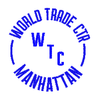 World Trade Center Nyc Sticker by Rob Jelinski Studios