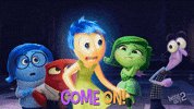 Inside Out Hello GIF by Disney Pixar