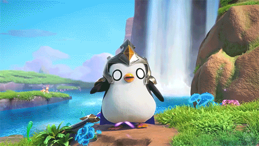 Blown Away Penguin GIF by Xbox