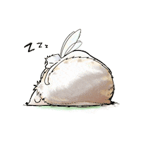 FlameTheElf pixel relax fly sleeping Sticker
