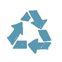 Recycle Natuur Sticker by Bonte Raaf