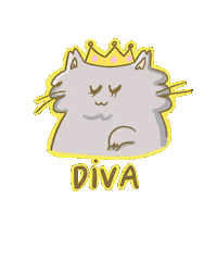 Queen Diva Sticker