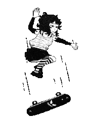 Skating Skate Board Sticker