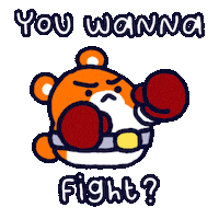 Fight Fighting Sticker