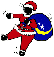 Christmas Santa Sticker by Chichi-Curacao