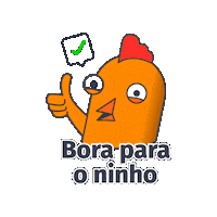 Ave Frango Sticker by Crisley