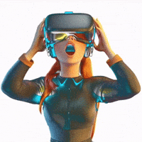 Virtual Reality Wow GIF by Preneura