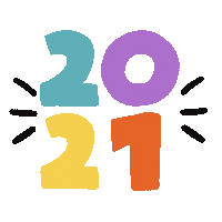 2021 Sticker by Happy Peach Club