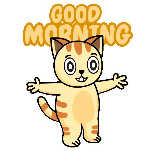 Good Morning Hello Sticker by JPedicini