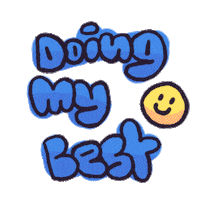 auds_ doing my best Sticker