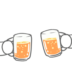 Sungrow happy party cool beer Sticker